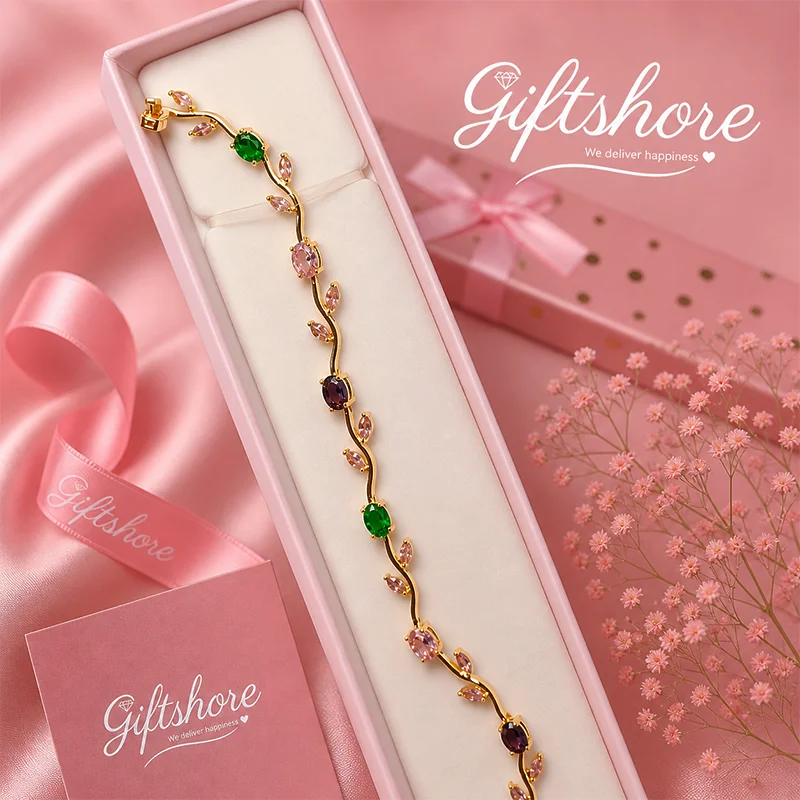 Tulip Bracelet Multi color with gift box